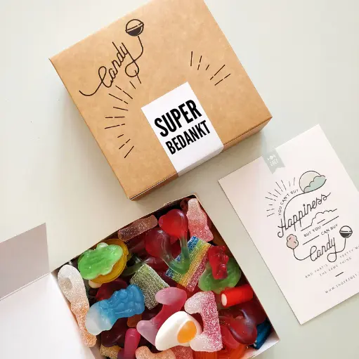 Snoepdoosje - Super bedankt